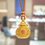 黄金八宝罗盘项链女金包银999可旋转吊坠手编绳送女友情人节礼物 福袋吊坠（金包银） （赠手编绳）证书+礼盒