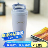 乐扣乐扣（LOCK&LOCK）遇见元气保温保冷咖啡杯带茶网男女车载水杯550mL蓝色LHC3300SBLU
