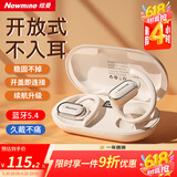 纽曼（Newmine）【柏林之声】LY12PLUS骨传导概念蓝牙耳机挂耳式真无线不入耳运动跑步降噪游戏耳机低延迟适用华为