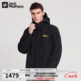 Jack Wolfskin狼爪冲锋衣男秋冬户外两件套防水大码抓绒三合一外套5012776 776-6000/黑色 2XL 185/108A