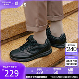 斯凯奇（Skechers）男鞋夏季皮鞋商务休闲鞋低帮轻便耐磨板鞋软底户外鞋工作鞋77156