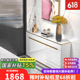 澳之音 餐边柜现代简约轻奢岩板厨房多功能餐厅碗柜多功能收纳储物柜子 轻奢餐边柜长100×宽35×高85.7