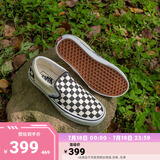 VANS范斯官方 经典款Slip-On黑白棋盘格经典一脚蹬鞋帆布鞋低帮 黑白棋盘格 39