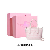 OMTO黑松露托特包女25年大容量单肩包上班通勤手提包电脑包女生日礼物 樱花粉mini号【七夕礼盒+礼袋】