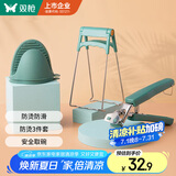 双枪防烫夹取碗防烫手套提盘器3件套 厨房用品不锈钢硅胶防滑夹碗器