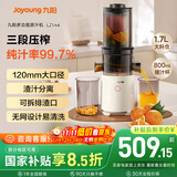 九阳（Joyoung）原汁机三段压榨家用多功能大口径电动冰淇淋机全自动冷压榨果汁果蔬机渣汁分离Z12-LZ566 国家补贴