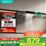 华帝（VATTI）政府补贴20%抽油烟机欧式顶吸家用吸油烟机小尺寸大吸力挥手脱排油烟机一级能效以旧换新i11176