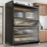 佳帮手厨房置物架落地多层收纳柜微波炉置物柜多功能储物柜5层60cm