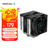 九州风神（DEEPCOOL）大霜塔V5数显版风冷散热器附带硅脂（可视化温度感知/260W/PWM低噪风扇/AG620 DIGITAL）