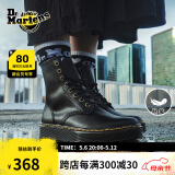 马丁（DR.MARTENS）Zavala西部靴男女款春季舒适轻量黑色工装风马丁靴城市轻户外 黑色 36