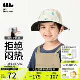 蕉下儿童防晒帽遮阳帽太阳帽子渔夫帽男女童户外防晒帽熊熊漫想