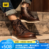 CAT卡特马丁靴工装鞋男鞋新复古回潮机车靴P7049/P712950/P712947 深棕P712950 42