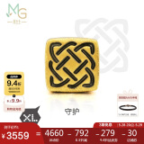 周生生 黄金转运珠守护XL情侣不含手链绳86523C定价