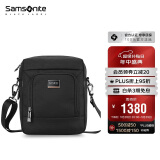 新秀丽（Samsonite）旅行包总裁包男士单肩包斜挎包休闲男包高端商务HO0*09010黑色