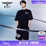 BOY LONDON【范丞丞同款】潮牌男女同款春夏涂鸦朋克运动短裤N13901 黑色 XL