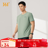 361°短袖男士t恤夏季运动服速干衣跑步宽松健身上衣服652524113H-5