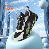 安踏儿童运动鞋男女童跑步鞋秋冬季网革旋钮扣犟弹科技学生赤焰跑鞋 【男密网】黑/白/绿5523J-1 38 脚长约24cm