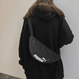 彪马（PUMA）男包女包25夏季新款运动包学生收纳旅行包大容量单肩包胸包斜挎包 【主推】091165-01/黑色 OSFA