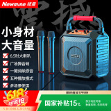 纽曼（Newmine）K220 无线蓝牙音箱广场舞音响户外大音量便携式低音炮家用K歌音乐播放器地摊摆摊收款喇叭 双麦版