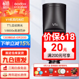 神牛（Godox） v1 闪光灯机顶外拍灯口袋灯便携摄影高速TTL锂电热靴灯 圆灯头v1闪光灯 适配尼康