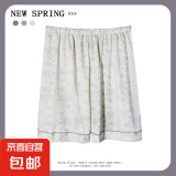 日系卡通新品睡裤云朵棉夏季凉爽款休闲宽松睡衣学生家居服短裤 D.M-51复古花纹单件短裤 2XL