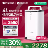 维德6L升医用制氧机家用老人吸氧机孕妇高原呼吸氧气机带雾化DH-Y065W