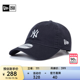 NEW ERA纽亦华MLB棒球帽NY LA软顶弯檐鸭舌帽子休闲遮阳920 13058750-藏青色-NY OSFM