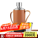斯涅克（SNAKER） 斯涅克小酒壶304不锈钢1一2斤装白酒酒瓶加厚随身便携式圆柱形 1斤镜面茅台瓶+壶套4杯1漏 500ml