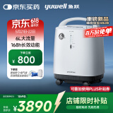 鱼跃医用分子筛制氧机吸氧机静音家用老人5L升级6L升8F-6AW中重度缺氧