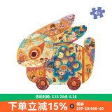 TOI拼图玩具7-10岁国潮拼图国风艺术拼图男孩女孩生日礼物送人 兔子灯（100片/推荐4-5岁）
