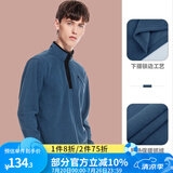 骆驼户外抓绒衣秋冬立领套头保暖情侣抓绒衣