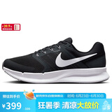 耐克NIKE跑步鞋男缓震透气RUN SWIFT 3运动鞋DR2695-002黑白45