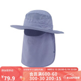 迪卡侬太阳帽夏折叠透气遮脸户外出游骑行大沿防晒帽-5254550