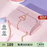 欧时纳（JUST STAR）包包女款2025年新款轻奢侈单肩斜挎包高级感小方包女士包生日礼物