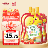 亨氏(Heinz) 番茄酱 番茄小子 番茄沙司 手抓饼披萨意面酱110g*3袋