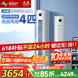 长虹（CHANGHONG）空调4匹熊猫懒新能效省电家电国家补贴220V家用电变频立式空调柜机KFR-100LW/ZDTTW3+R2以旧换新