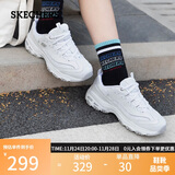斯凯奇（Skechers）女鞋秋季厚底老爹鞋百搭熊猫鞋软底舒适外穿休闲运动鞋11959