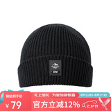 探路者（TOREAD）帽子 秋冬男女通用防风保暖弹力针织帽户外套头帽TELLCM90744黑色