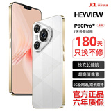 HEYVIEW手机1TB内存2025新品5G全网通骁龙888处理器电竞游戏7800mAh快充长续航拍照6年质保抗摔防水新机 雪欲白 16G运行+256G内存