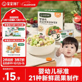 宝宝馋了水果蔬菜溶豆无白糖添加婴儿6个月以上吃的宝宝零食辅食