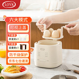 LOYK德国煮蛋器蒸蛋器全自动迷你小型煮鸡蛋神器智能定时蒸蛋器自动断电2025款多功能温泉蛋煮蛋神器 单层  米白色【标准款】六大模式