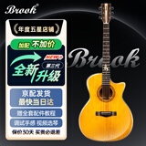 Brook布洛克布鲁克s25吉他单板民谣吉他面单木吉他吉它初学者 40英寸复古色缺角S25G-ACG