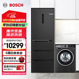 博世（BOSCH）406L多门风冷无霜冰箱+10kg洗烘一体机 滚筒全自动洗衣机 冰洗烘套装 KMF40A97TI+WNA252010W