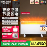 斯宝亚创德系电热取暖器家用欧式快热炉电暖器移动节能省电浴室客厅卧室取暖器无风取暖器防水防尘 CNS 300 Trend F（CN）