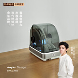 olayks立时迷你消毒柜家用小型桌面台式厨房高温烘干柜筷子餐具茶杯奶瓶婴儿宝宝消毒碗柜碗筷收纳柜 一星级 22L 陶白色-灯管杀菌-适用1-2人