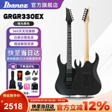Ibanez依班娜GRGR330EX电吉他入门级初学者适用 BKF哑光黑