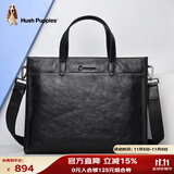 暇步士（Hush Puppies） 公文包男头层牛皮手提包大容量商务包男包送男友七夕礼物