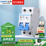 正泰（CHNT）空气开关NBE7经典空开断路器一位小型家用 电工推荐 2P 10A