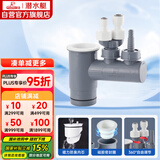 潜水艇（Submarine）XSW-10下水管多通接头洗碗机净水器小厨宝前置净水多功能转接口 