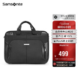 新秀丽（Samsonite）电脑包电脑内胆包商务公文包可挂靠手提包BP0*09009黑色15.6英寸